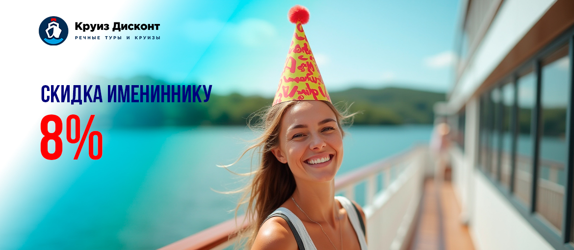Акция "8% – Скидка имениннику"