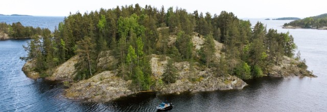 Мякисало (с борта теплохода)